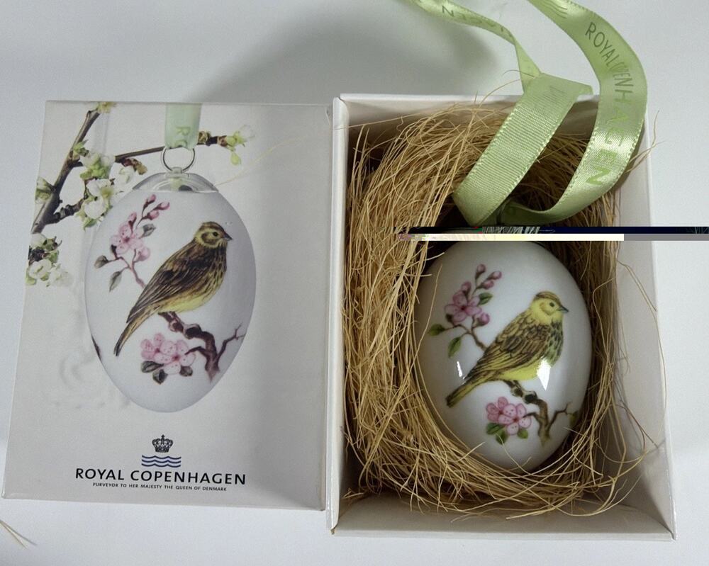 Royal Copenhagen Easter Egg - Yellowhammer